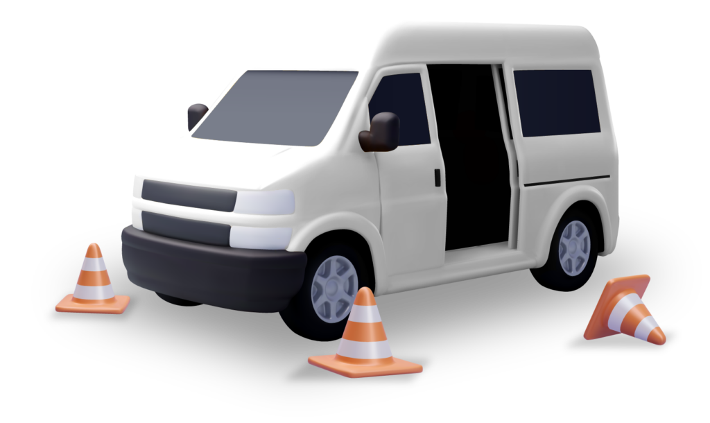 Fleet Service GB, Accident Management Van with traffic cones