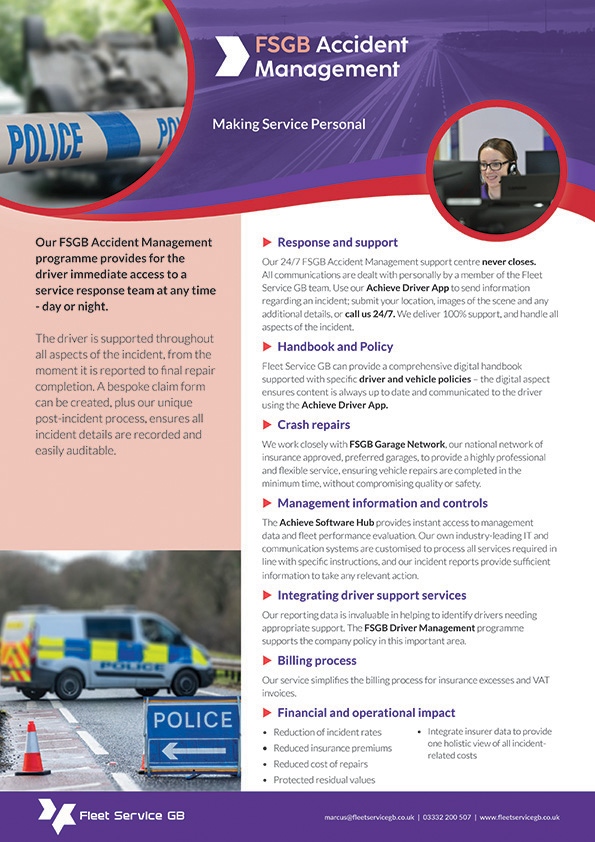 Service leaflet- Accident
