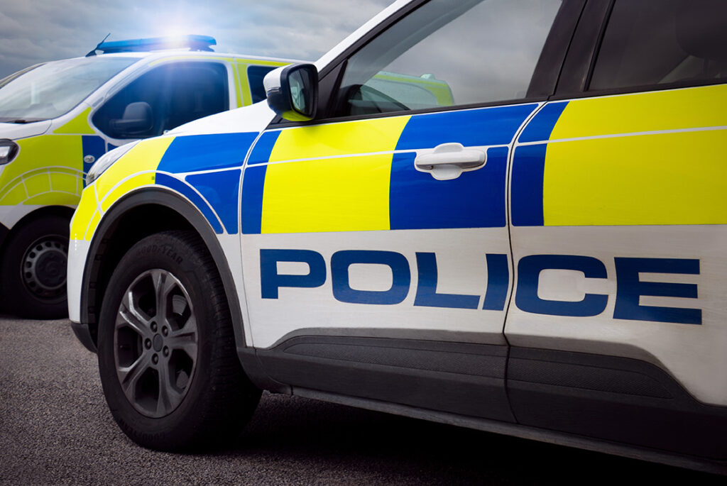 police cars
